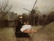 Ramon Casas Out of Doors oil painting reproduction